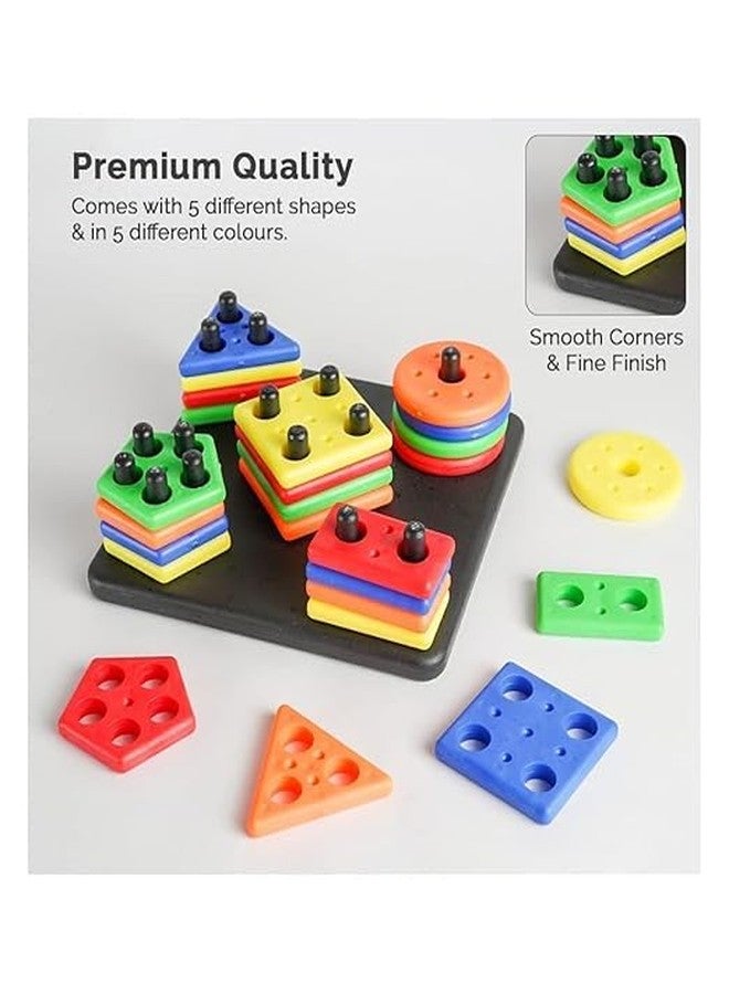 JBM ENTERPRISE Educational & Learning Shape Sorter Toys for Kids Smart Creative Activity Fun & Learning Toy Blocks - Image 4